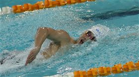 王冠閎改參加自由式輕鬆游獲得1金1銀。（圖／游泳協會提供） 