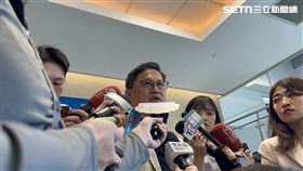 童子賢上午出席民眾黨舉辦 「百人連署挺核三・穩定台灣乾淨未來專家學者連署記者會」。（圖／記者詹宜庭攝影）