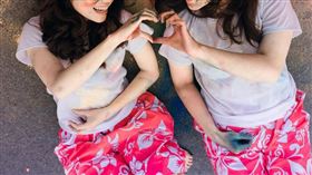 姊妹,雙胞胎(圖/pixabay)