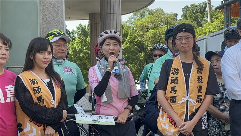 罷免南投選出的國民黨立委游顥「去游除垢」罷免團隊與「經濟民主連合」今（17）日，發起大型車掃行動。（圖／罷團提供）