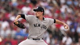 佛里德（Max Fried）17日失追平生涯新高的7分。（圖／美聯社／達志影像）