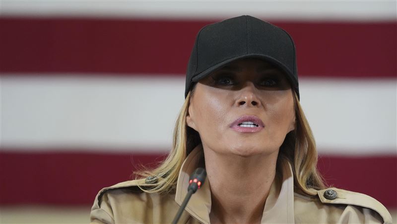 美國第一夫人梅蘭妮亞（Melania Trump）。（圖／美聯社／達志影像）