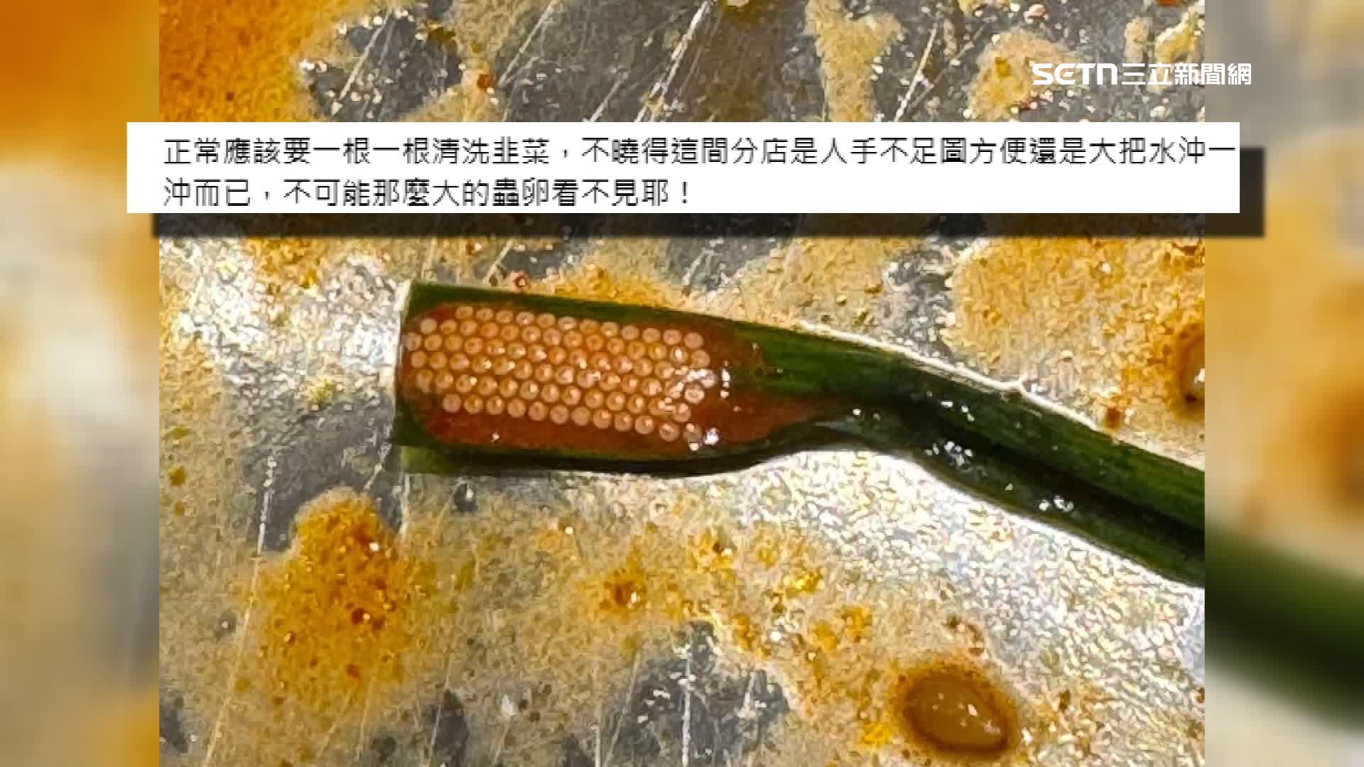網友表示好噁心，這麼大的蟲卵不可能看不見