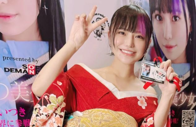 齋齋是日本片商SOD第一位台籍專屬女優，近來引起諸多關注。（翻攝齋齋いつきINS）