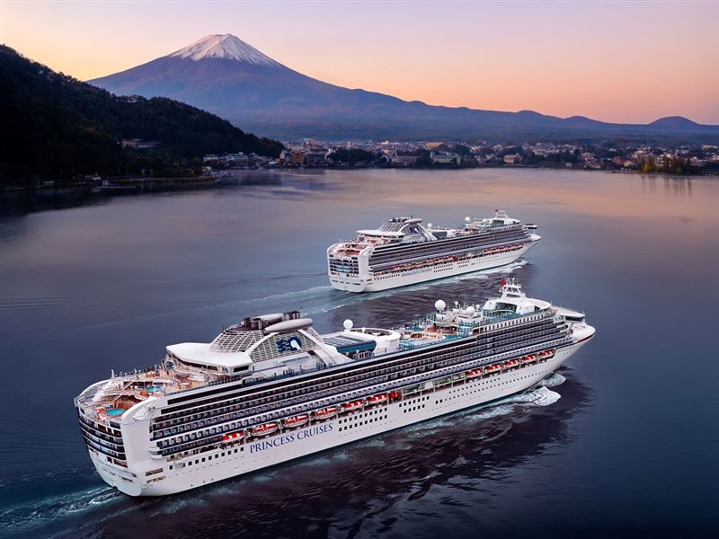 2027年鑽石公主號（Diamond Princess）與藍寶石公主號（Sapphire Princess）將於日本聯袂登場。（圖／品牌業者提供）