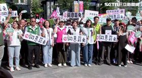 罷免國民黨立委罷明才的「拔羅波 拚一波」掃街宣講活動。（圖／翻攝畫面）