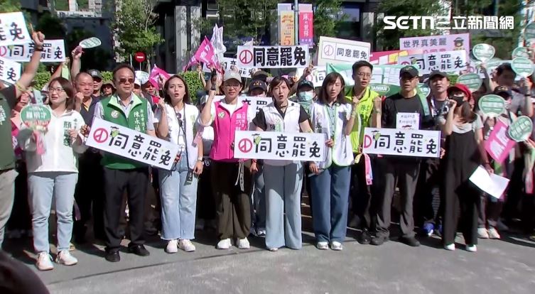 罷免國民黨立委罷明才的「拔羅波 拚一波」掃街宣講活動。（圖／翻攝畫面）