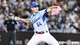 中職36年例行賽，富邦悍將先發投手布坎南。（圖／記者劉彥池攝影）