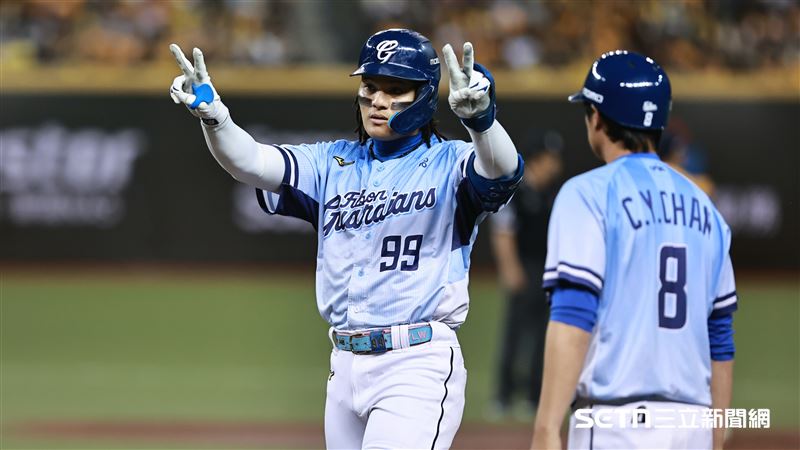 富邦悍將張育成。（圖／記者劉彥池攝影）