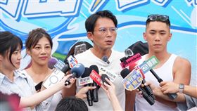 黃國昌主席出席【JIMMY搖滾水樂園】。（圖／民眾黨提供） 