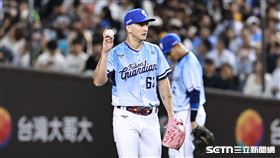 中職36年例行賽，富邦悍將先發投手布坎南。（圖／記者劉彥池攝影）