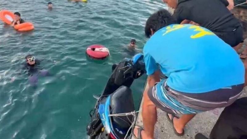 綠島騎機車不慎落海！香港遊客驚險獲救
