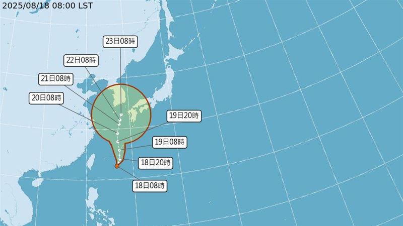 颱風「玲玲」最快今天生成　最新路徑出爐