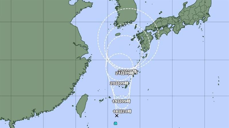 玲玲颱風12小時內生成　日氣象廳曝新路徑