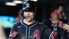 卡洛爾（Corbin Carroll）18日敲出生涯最遠全壘打。（圖／路透社／達志影像）