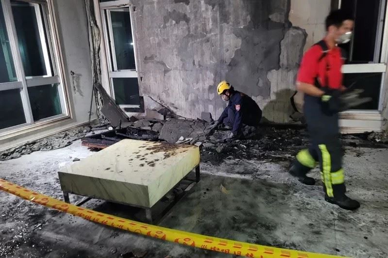 宜蘭王姓醫師娘日前開車墜谷幸運生還，3天後在住處遭大火焚身慘死。（圖／翻攝畫面）