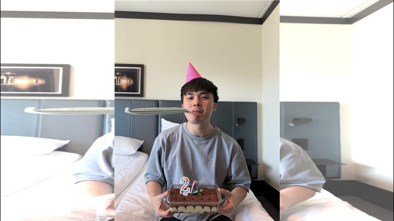 林昀儒在IG曬24歲生日慶生照。(圖/翻攝自林昀儒IG)