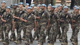 聯合國駐黎巴嫩臨時部隊（UNIFIL）的派遣國來自全球約50個國家。（圖／美聯社／達志影像）