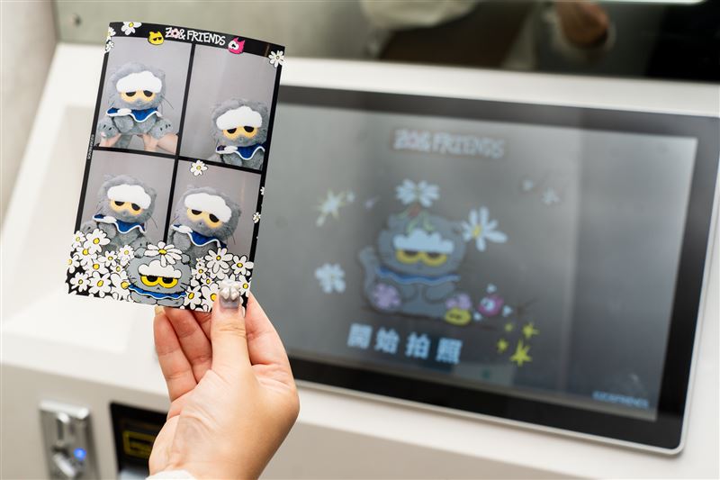 《ZO&amp;FRIENDS》快閃店設置拍貼機，讓粉絲留下專屬回憶。（圖／品牌業者提供）