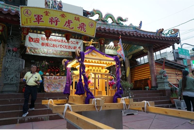 台南市安南區海尾寮的飛虎將軍廟。(圖/海尾鎮安堂 飛虎將軍粉絲專頁)