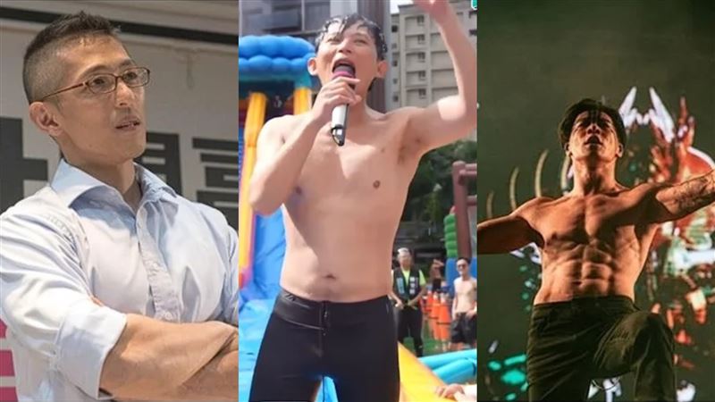 黃國昌玩水被讚六塊肌！網翻綠2男神較勁
