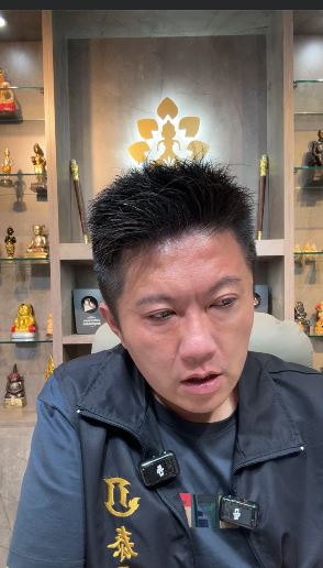 賓賓哥激動直播（圖／翻攝自江建樺臉書）