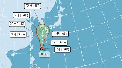 玲玲颱風最快今晚生成。（圖／中央氣象署）