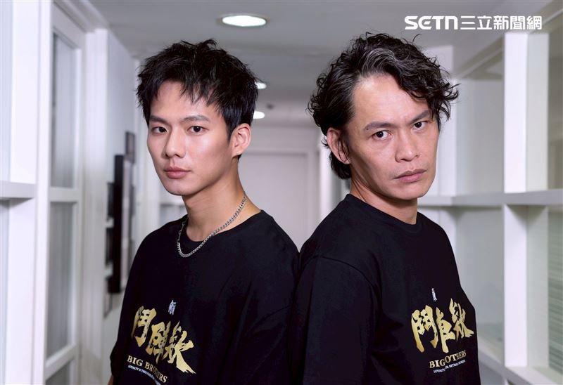 黃鐙輝、吳念軒接受《三立新聞網》專訪。（圖／記者鄭孟晃攝影）