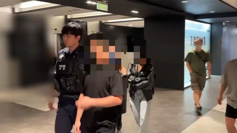 北市大安警臨檢抓包性交易。（圖／翻攝畫面）