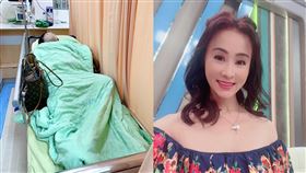 兵家綺發文表示媽媽摔倒。（圖／翻攝自臉書）