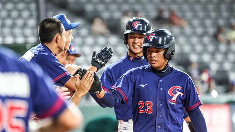 亞洲青少棒賽台灣27：0大勝巴基斯坦。（圖／中央社）