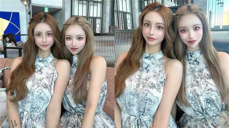 麻里子（左）秀出與20歲女兒的合影。（圖／翻攝自IG）