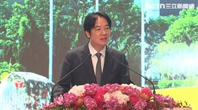 賴清德主持「國防醫學大學揭牌典禮」。（圖／翻攝畫面）