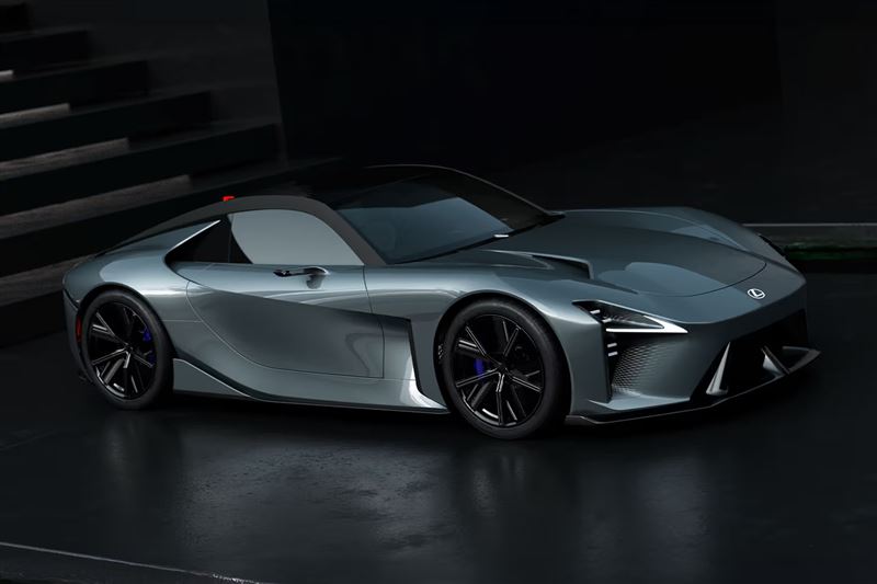 Lexus Sport Concept概念超跑可能搭載前置雙渦輪V8引擎。（翻攝Lexus網站）