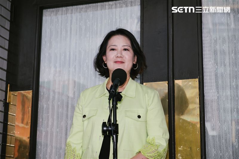 吳思瑤響應釋昭慧，並表示自己不會去領取普發一萬。（圖／記者楊士誼攝影）