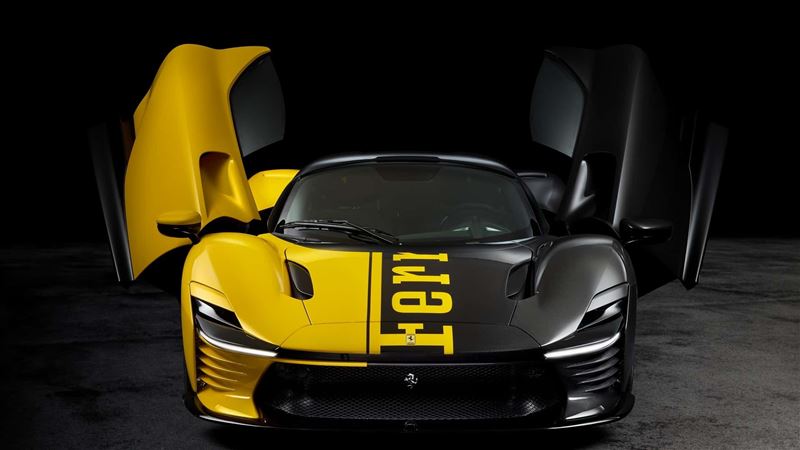 法拉利Daytona SP3慈善拍賣特製車。（翻攝Ferrari網站）