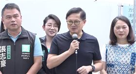 童子賢參觀民眾黨「從核說起：823核三延役公投特展」。（圖／翻攝畫面）