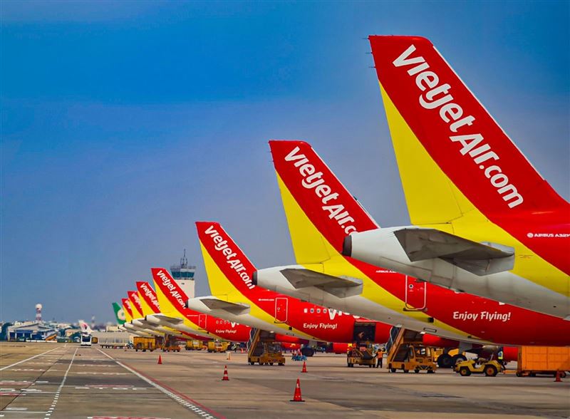 越捷航空飛機。（圖／越捷航空飛機提供）