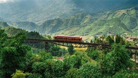 越南旅遊再升溫，越南小瑞士「沙壩」成新寵，圖為沙壩芒花登山列車。（圖／KKday提供） 