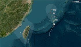 台灣颱風論壇表示，第12號玲玲颱風難產。（圖／翻攝自台灣颱風論壇）
