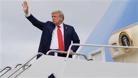 川普在阿拉斯加峰會登場前再提台海議題。（圖／美聯社／達志影像）