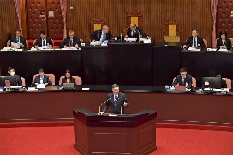 行政院長卓榮泰今（19）日應立法院邀請向國會報告114年度一般性補助款與原住民族地區基本維持費等相關事宜。（圖／翻攝卓榮泰臉書）