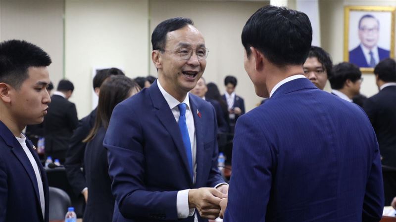 朱立倫會見中曾根康隆：藍營對日重中之重