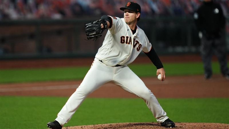 樂天桃猿新洋投Caleb Baragar。（圖／翻攝自X平台 @SFGiants）
