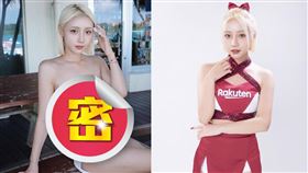  樂天女孩卉妮外表冷豔，一頭俏麗短金髮更是招牌。（圖／翻攝自IG @ninidaniel）