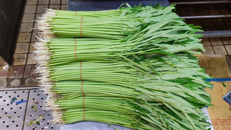 廖炯程表示，近期空心菜的價格正在慢慢回穩。（圖／翻攝自廖炯程臉書）