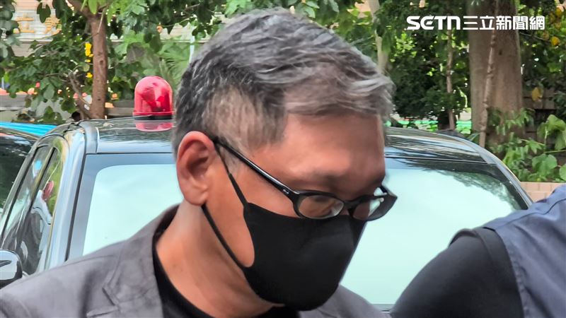 太陽聯盟「麥可哥」洪瑞宏今天被移送新北檢。（圖／記者莊淇鈞攝影）