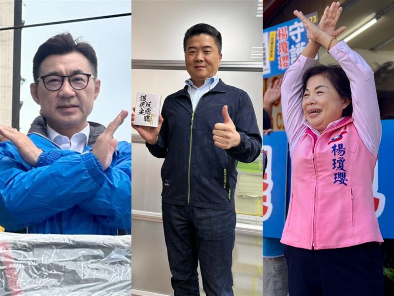 台中二、三、八選區均為資深藍委。（圖／翻攝自顏寬恒、楊瓊瓔、江啟臣臉書）