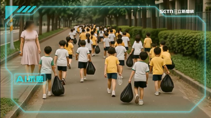 家長槓上校長，不滿他一個人帶40幾名學童到校區外撿拾垃圾