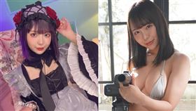 AV女優稻場流花。（圖／翻攝@ririharuka_）